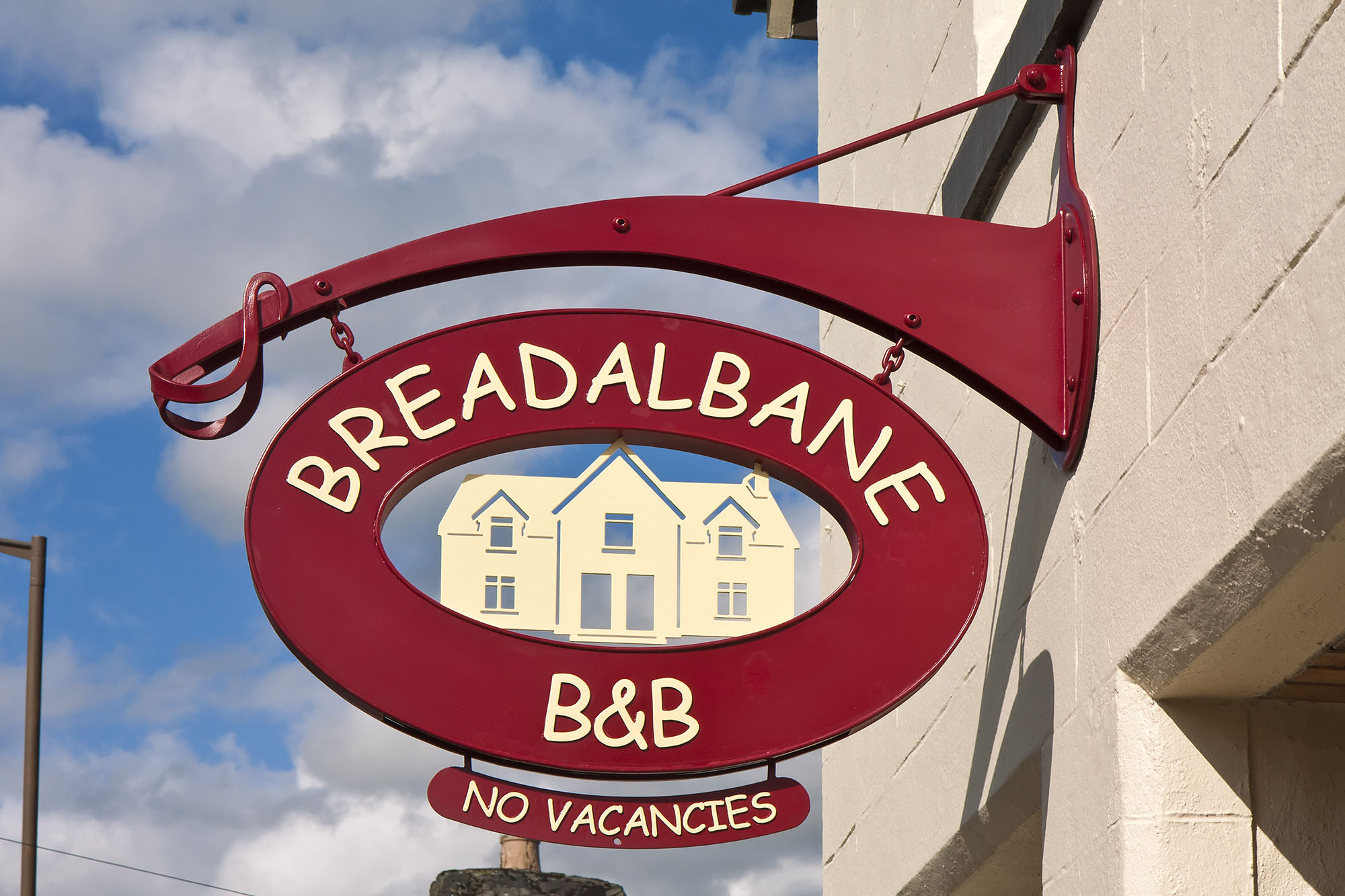 Breadalbane House uithangbord